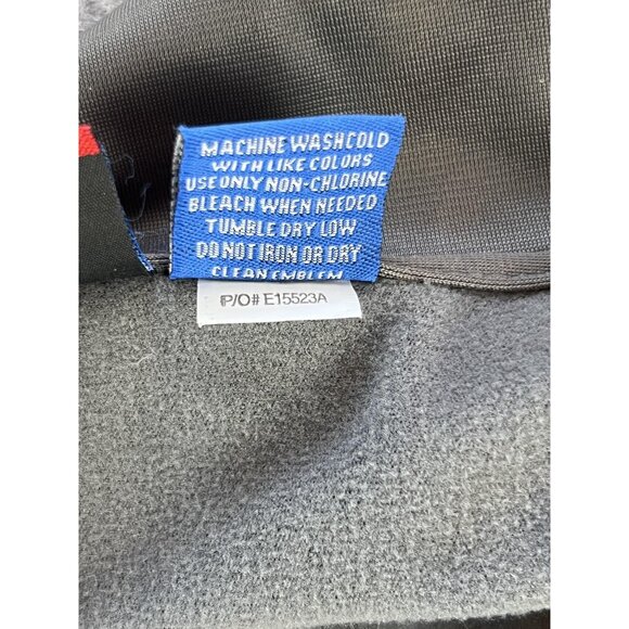 Chicago Bulls Mens XLT Jacket NBA Basketball Fleece Lined Full Zip Majestic - Picture 6 of 12